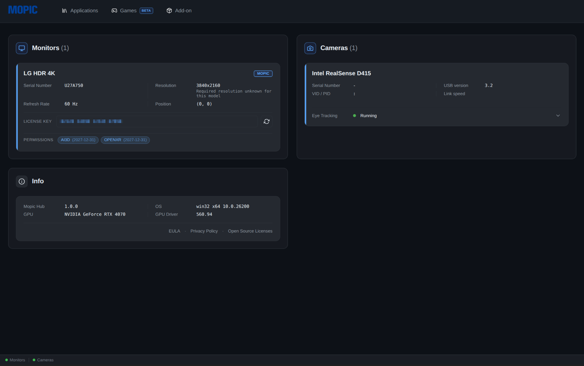 MOPIC Hub for Windows