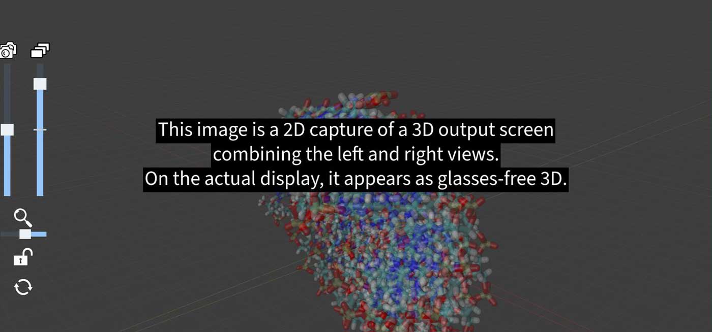 Combined left/right 3D output